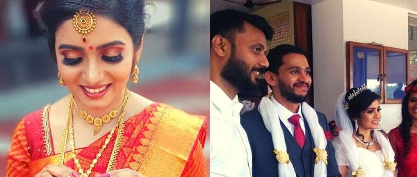 முன்னணி சீரியல் நடிகை ஸ்ரித்திகாவிற்கு கேரளாவில் திருமணம் : வைரலாகும் புகைப்படங்கள்!